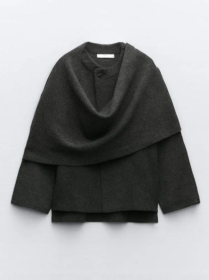 HARPER | STYLISH SCARF COAT