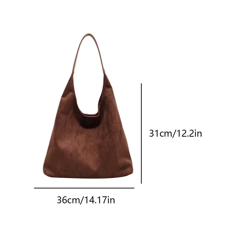 MARY | SUEDE SHOULDER BAG